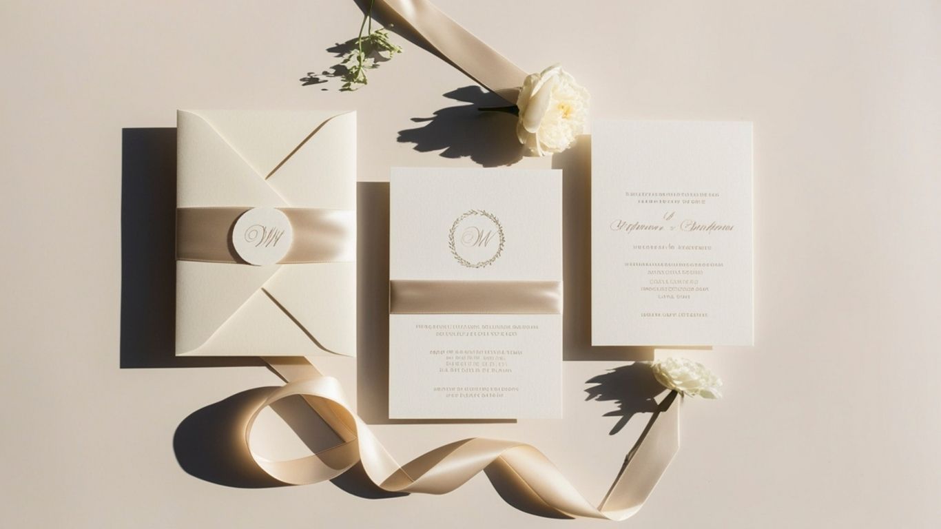 Luxury wedding stationery